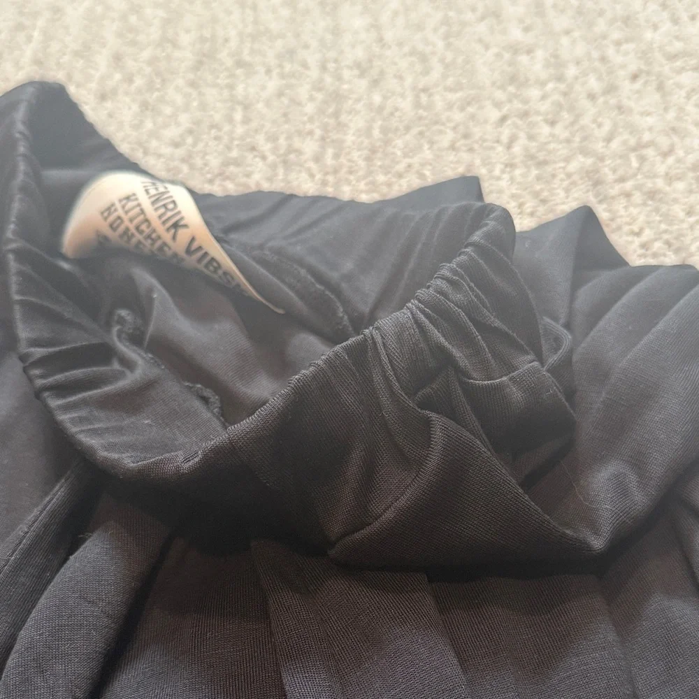 Henrik Vibskov Elegant Black Wide-Leg Pants size XS - Picture 12 of 12